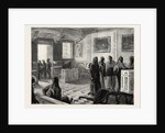 The Queen at Florence, Italy, the Chapel of the Misericordia Brothers of Mercy Assembling for Their Duties by Anonymous