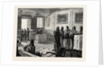 The Queen at Florence, Italy, the Chapel of the Misericordia Brothers of Mercy Assembling for Their Duties by Anonymous