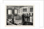 The Queen at Florence, Italy, the Chapel of the Misericordia Brothers of Mercy Assembling for Their Duties by Anonymous