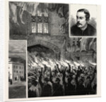 Lord Salisbury at Carnarvon, North Wales, the Torchlight Procession Passing Under the Guildhall Archway by Anonymous