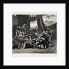 The Gypsies Worshipping the Stolen Child, Scene from the Sorceress by Anonymous