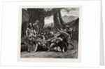 The Gypsies Worshipping the Stolen Child, Scene from the Sorceress by Anonymous