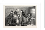 A Royal District Visitor H.R.H. Princess Christian Visiting a Cottage at Windsor by Anonymous