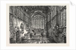 Chancel of Holy Trinity Church, Showing the Grave of Shakespeare, Stratford-on-Avon by Anonymous