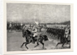 Review of the Garde Du Corps Before the Queen, the Empress Victoria, and the Royal Family Berlin Germany by Anonymous