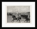 Review of the Garde Du Corps Before the Queen, the Empress Victoria, and the Royal Family Berlin Germany by Anonymous