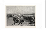 Review of the Garde Du Corps Before the Queen, the Empress Victoria, and the Royal Family Berlin Germany by Anonymous