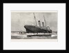 The Channel Steamer Invicta Stranded Outside Calais Harbour France by Anonymous