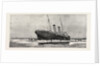 The Channel Steamer Invicta Stranded Outside Calais Harbour France by Anonymous