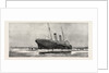 The Channel Steamer Invicta Stranded Outside Calais Harbour France by Anonymous