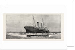 The Channel Steamer Invicta Stranded Outside Calais Harbour France by Anonymous