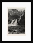 The Mill Race Fall at Shoshone, America, United States by Anonymous