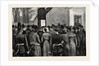 The Illness of the German Emperor, Outside the Guard House Charlottenburg Germany by Anonymous