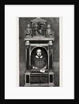 The Shakespeare Memorial Bust and Tablet, Holy Trinity Church, Stratford-on-Avon by Anonymous