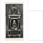 The Shakespeare Memorial Bust and Tablet, Holy Trinity Church, Stratford-on-Avon by Anonymous
