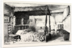 Bedroom in Anne Hathaway's Cottage at Shottery, Near Stratford-on-Avon with Bedstead of the Time of Shakespeare by Anonymous