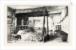 Bedroom in Anne Hathaway's Cottage at Shottery, Near Stratford-on-Avon with Bedstead of the Time of Shakespeare by Anonymous