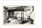 Bedroom in Anne Hathaway's Cottage at Shottery, Near Stratford-on-Avon with Bedstead of the Time of Shakespeare by Anonymous