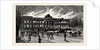 The Burning of Laeken Castle, Brussels, the Residence of King Leopold, Belgium by Anonymous
