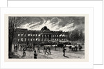 The Burning of Laeken Castle, Brussels, the Residence of King Leopold, Belgium by Anonymous