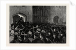 Distributing the Queen's New Year Gifts at Windsor by Anonymous