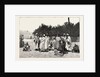 Views in Biskra, a Group of Arabs on the March by Anonymous