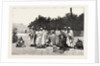 Views in Biskra, a Group of Arabs on the March by Anonymous