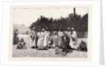 Views in Biskra, a Group of Arabs on the March by Anonymous