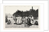 Views in Biskra, a Group of Arabs on the March by Anonymous