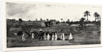 A Caravan Approaching an Old Fort in Biskra by Anonymous