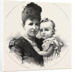 King Alphonso of Spain and His Mother Christina, the Queen Regent by Anonymous