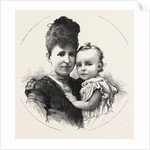King Alphonso of Spain and His Mother Christina, the Queen Regent by Anonymous