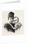 King Alphonso of Spain and His Mother Christina, the Queen Regent by Anonymous