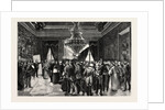 His Excellency the President of the Ministerial Council Announcing the Birth of the Young King of Spain at the Royal Palace by Anonymous