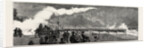 Dover, the Brigade at Practice Firing a, Rocket Over the End of the Pier, the Pier Representing a Wreck by Anonymous