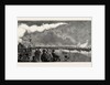 Dover, the Brigade at Practice Firing a, Rocket Over the End of the Pier, the Pier Representing a Wreck by Anonymous