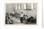Emin Pasha's People at Home in the Abbassiyeh Barracks, Cairo, Egypt by Anonymous