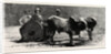 Prince Albert Victor with the Elephant King in a Jungle Waggon in Mysore, India by Anonymous