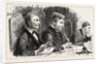 Sketches at the Meetings of the London School Board 1890, the Rev. Diggle, Chairman, in the Middle by Anonymous