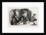 Sketches at the Meetings of the London School Board 1890, the Rev. Diggle, Chairman, in the Middle by Anonymous