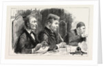 Sketches at the Meetings of the London School Board 1890, the Rev. Diggle, Chairman, in the Middle by Anonymous