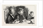 Sketches at the Meetings of the London School Board 1890, the Rev. Diggle, Chairman, in the Middle by Anonymous
