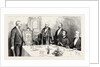 Presentation of a Carved Oak Chair to Dr. James Williams at Brecon, Wales, Colonel John Morgan, Mayor of Brecon by Anonymous