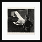Night Quarters on Board a Man of War, the Target from a Maindeck Port by Anonymous
