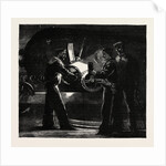 Night Quarters on Board a Man of War, Laying a Gun by Anonymous