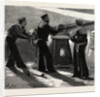 Night Quarters on Board a Man of War, Working the Quick Firing Gun by Anonymous
