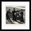 Night Quarters on Board a Man of War, Working the Quick Firing Gun by Anonymous