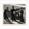 Night Quarters on Board a Man of War, Working the Quick Firing Gun by Anonymous