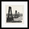 The Forth Bridge, the Cantilever Towers in Course of Construction by Anonymous