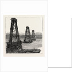 The Forth Bridge, the Cantilever Towers in Course of Construction by Anonymous